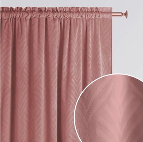 Záves z velúru vo farbe indickej ruže 140x280 cm