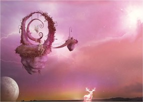 Obraz - Víla na plávajúcom ostrove (70x50 cm)