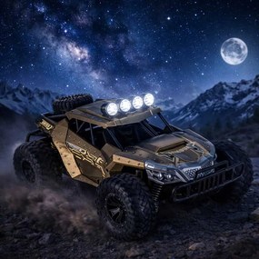 RC terénne driftové auto KIK 1:16, hnedé