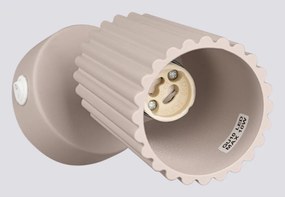 Taupe kovové bodové svietidlo 8x16 cm Gleam – Sollux