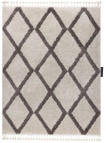 Behúň BERBER TROIK, krémový, strapce