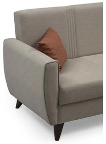 Trojmiestná rozkladacia pohovka KORFU béžová