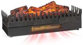 Kamini FXL, elektrický krb, krbová vložka, 1000/2000 W, 2 W LED, čierny