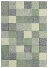 Koberce Breno Kusový koberec PORTLAND 1923/RT46, zelená, viacfarebná,160 x 235 cm