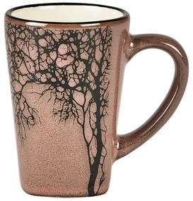 Svetloružové hrnčeky na espresso z kameniny v súprave 4 ks 100 ml Hela – Villa Collection