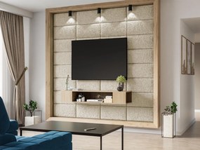 Čalúnený nástenný panel Pag 60x30, Farba čalúnenia:: Abriamo 03