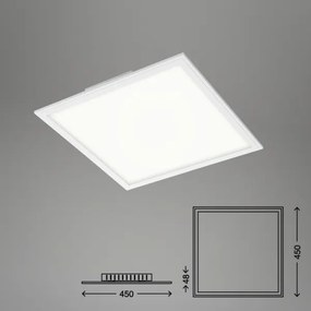 Briloner 7179-016 - LED Stmievateľné stropné svietidlo PIATTO LED/24W/230V + DO