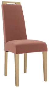 Jedálenská stolička JK79, Dostupné poťahy: Magic Velvet 2219, farebné prevedenie stoličky v dreve: čierna