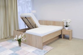 Ahorn TROPEA - moderná lamino posteľ s plným čelom 140 x 220 cm, lamino