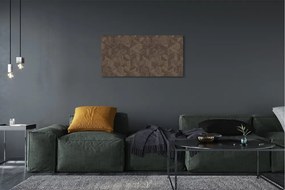 Obraz canvas drevené šesťuholníky 140x70 cm