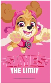 Dievčenský uterák Tlapková patrola - Paw Patrol - motív Skye’s The limit - 100% bavlna - 30 x 50 cm