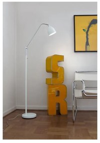 Biela voľne stojacia lampa Markslöjd Fredrikshamn