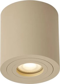 Moderné stropné bodové svietidlo Taupe GU10 50mm IP44 - Capa
