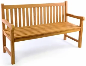 Divero 34977 Záhradná lavica Divero 3-miestna, masív 150 cm