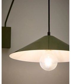 Zelené nástenné svietidlo ø 35 cm Kally – Kave Home