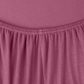 BAVLNENÉ PRESTIERADLO S GUMOU ADELA 90X200X25 CM RUŽOVÁ