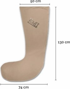 Farebné obliečky na tehotenský vankúš Marsolux EMI, cappuccino