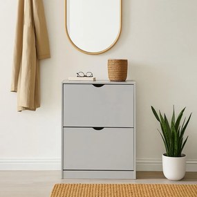 Botník AVENBERG SLIM FLIP 2 sivý