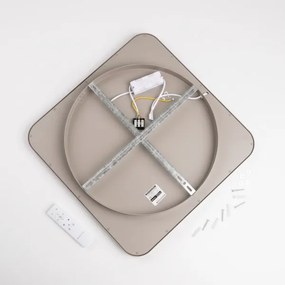 BRILAGI - LED stmievateľné stropné svietidlo FALCON SLIM LED/50W/230V biela/béžová + diaľkové ovládanie