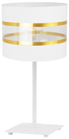 Stolná lampa Elegance, 1x textilné tienidlo (výber zo 6 farieb), (výber z 2 farieb konštrukcie), g, ln