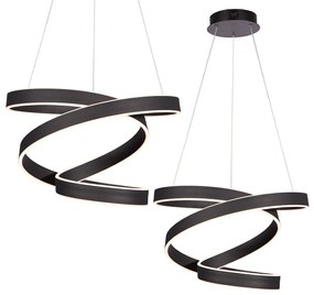 Závesné LED svietidlo Andromeda, 1x LED 100w, 4000k, b