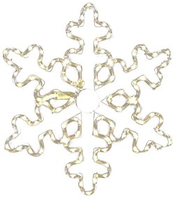 ACA Lighting LED vianočné snehová vločka do okna 96 LED/17W/230V/IP44, teplá biela