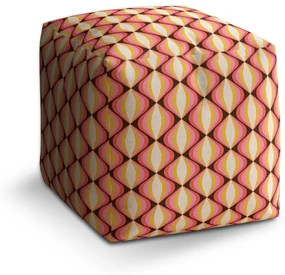 Sablio Taburet Cube Kaleidoskop spomienok: 40x40x40 cm