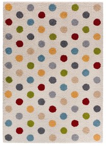 Krémovobiely koberec 57x110 cm Norge Dots – Universal