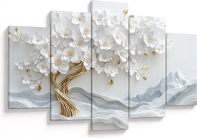 Obraz – 3D elegantný strom života (150x105 cm)