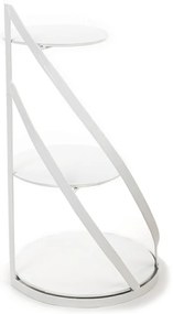 Kovový servírovací podnos Nowell White, 38x60 cm