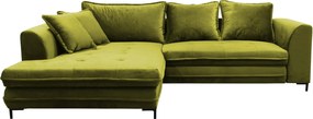 XXXLutz ROZKLADACIA ROHOVÁ SEDAČKA, textil, svetlozelená Livetastic - Online Only obývacie izby - 001574004306