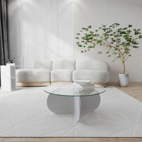 Konferenčný stolík Bubble White