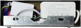 Nástenné LED svietidlo Klimt, 1x LED 8w, 3000-6000k, (40 cm), ch