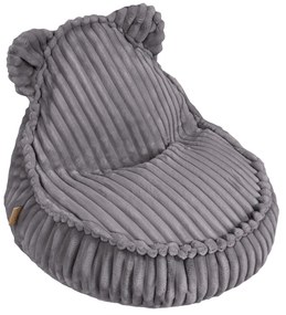 MeowBaby® Churros Kids sedací vak s uškami, Jurassic Grey