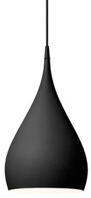 &amp;Tradition Závesná lampa Spinning BH1, matt black 133153A217