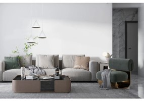 Závesné svietidlo Soho, 3x biele kovové tienidlo, (fi 14cm), o