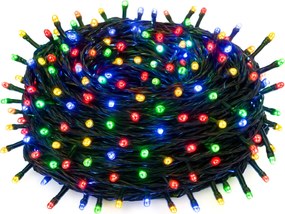 Vianočné svetielka vonkajšie FLASH multicolor 300 LED