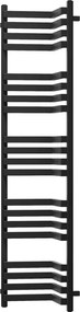 Mexen Loop, kúpeľňový radiátor 1600 x 375 mm, 837 W, čierna, W129-1600-350-00-70