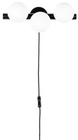 Čierno-biele nástenné svietidlo Monica – White Label