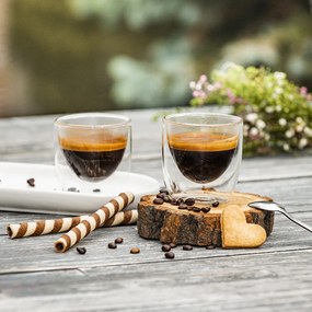 4Home Termo pohár na espresso Hot&Cool 100 ml, 2 ks