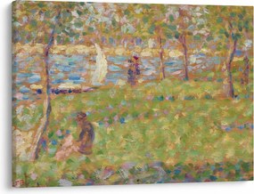 Obraz - Georges Seurat, Study for "La Grande Jatte", reprodukcia (70x50 cm)