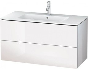 DURAVIT L-Cube závesná skrinka pod umývadlo, 2 zásuvky, 1020 x 481 x 550 mm, biela vysoký lesk, LC624202222