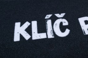 Mercury Flooring, Rohožka Kľúč podo mnou nenájdeš 40x60 cm, 40x60, čiernobiela