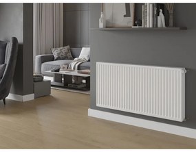 Mexen, Panelový radiátor Mexen C22 900 x 1300 mm, bočné pripojenie, 2970 W, biely - W422-090-130-00