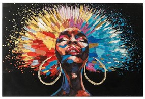 Obraz na plátne 80x120 Žena – graffiti