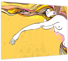 Obraz - Dievča (70x50 cm)