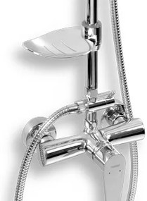 Novaservis Sprchové súpravy - Titania Fresh sprchový set s batériou, horné pripojenie sprchy, chróm, SET040/96,0