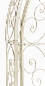 Oblúk na ruže Rosie s lavičkami - Krémová antik