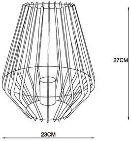 Lucide 78598/01/30 - Stolná lampa REDA 1xE27/40W/230V