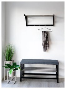 Sivá skrinka na topánky s lavicou Padova – House Nordic